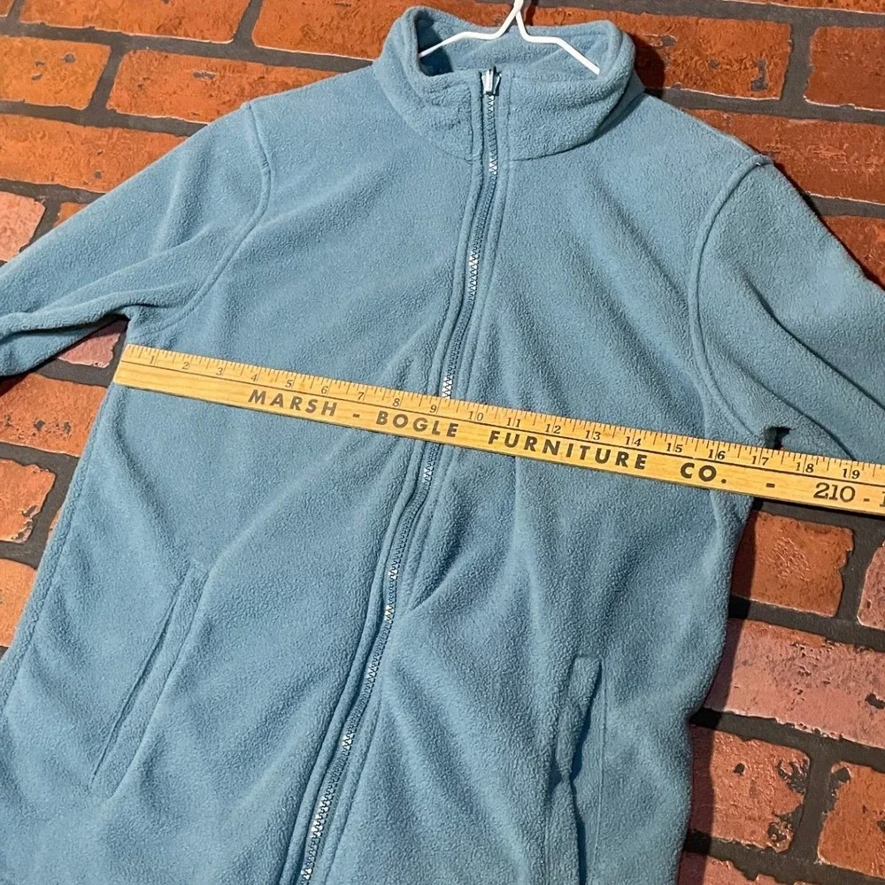 Mountain‎ Warehouse Kids L Cyan Outdoor Adventure Hooded Fleece Jacket